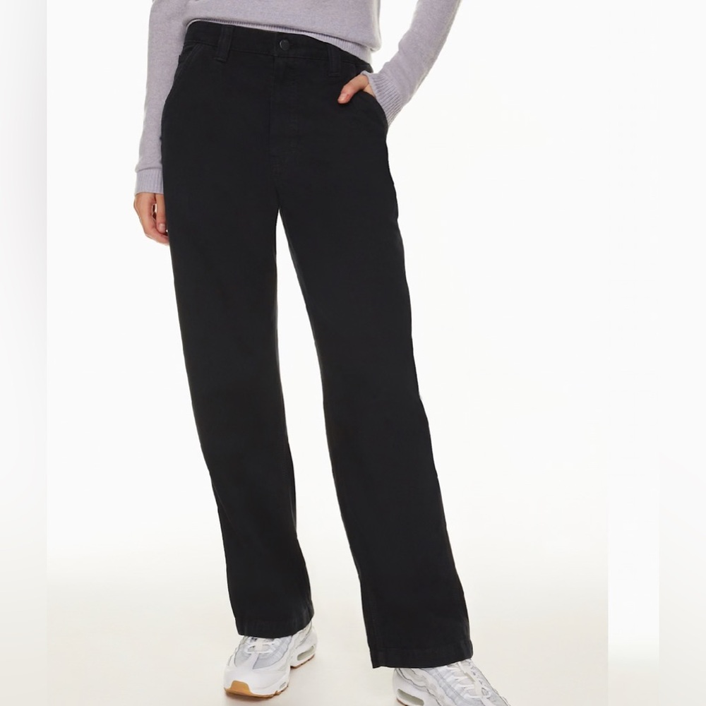 Aritzia Tna Greenwich Pant Womens 10 Blue Gray Cargo Grunge Wide Leg